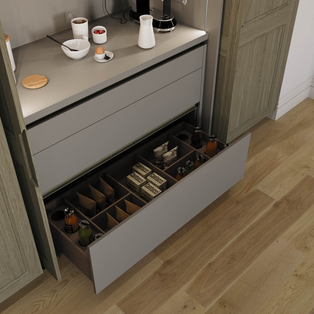 GC15_DET03B Cocina gococi. Accesorio gaveta interiore con distribuidor de utensilios